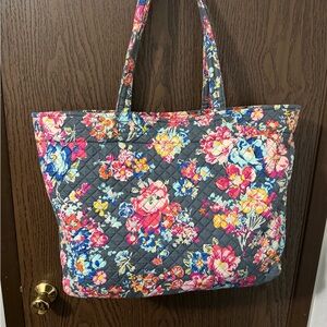 Floral Quilted Tote Bag - Multicolor Vera Bradley
